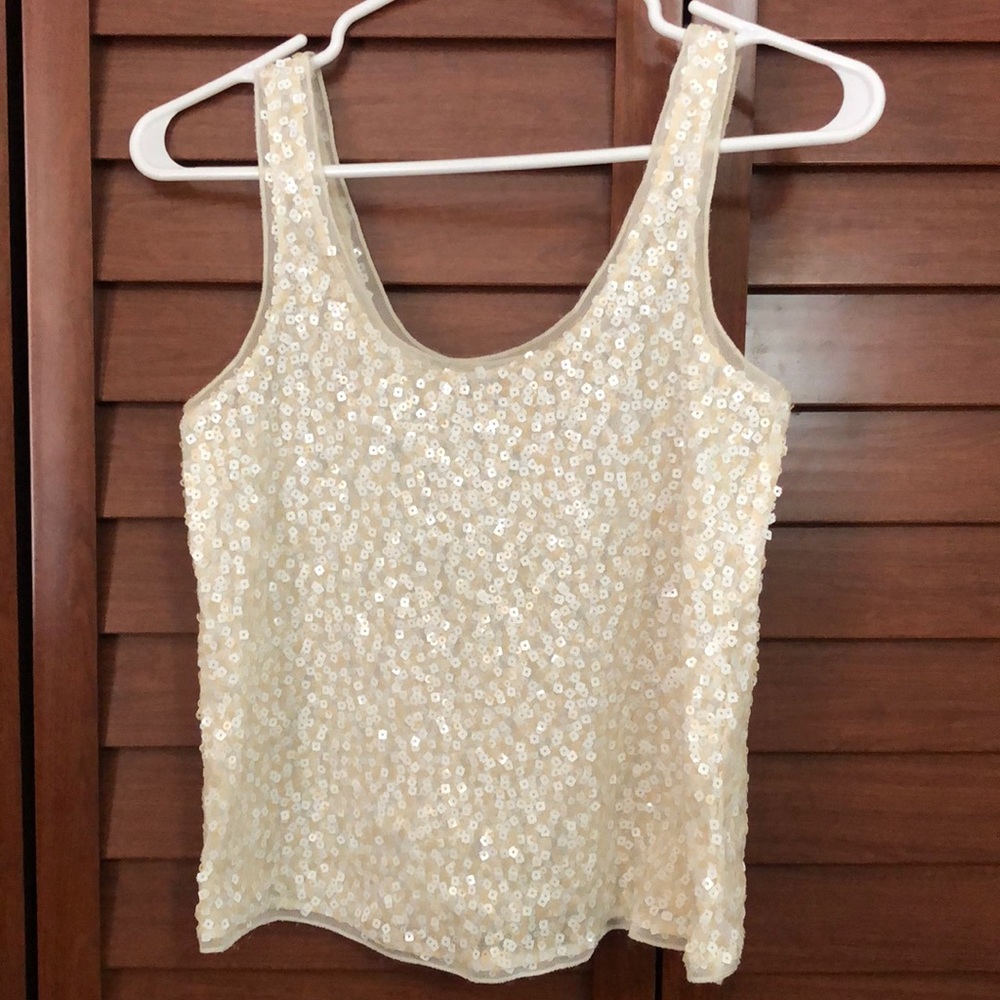 White & Cream sequence top.
